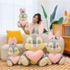 Adorable Rabbit White Plush Toy Couple Stuffed Doll Kids Birthday Gift Holiday
