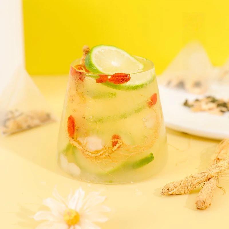 Чай улун с женьшенем 3D треугольные чайные пакетики фруктовый чай чайные пакетики