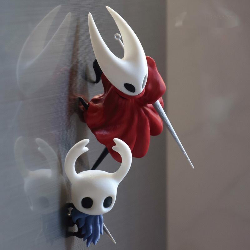 Hollow Knight Forma di Unn Personaggio del Gioco Magnete da Frigorifero Serie Calabrone Action Figures da Collezione Ornamento da Scrivania Decorazione Giocattolo Regalo