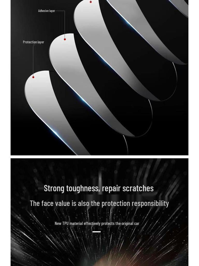 Toyota Corolla TPU Color-Changing Protective Film: White to Purple and Black Transition