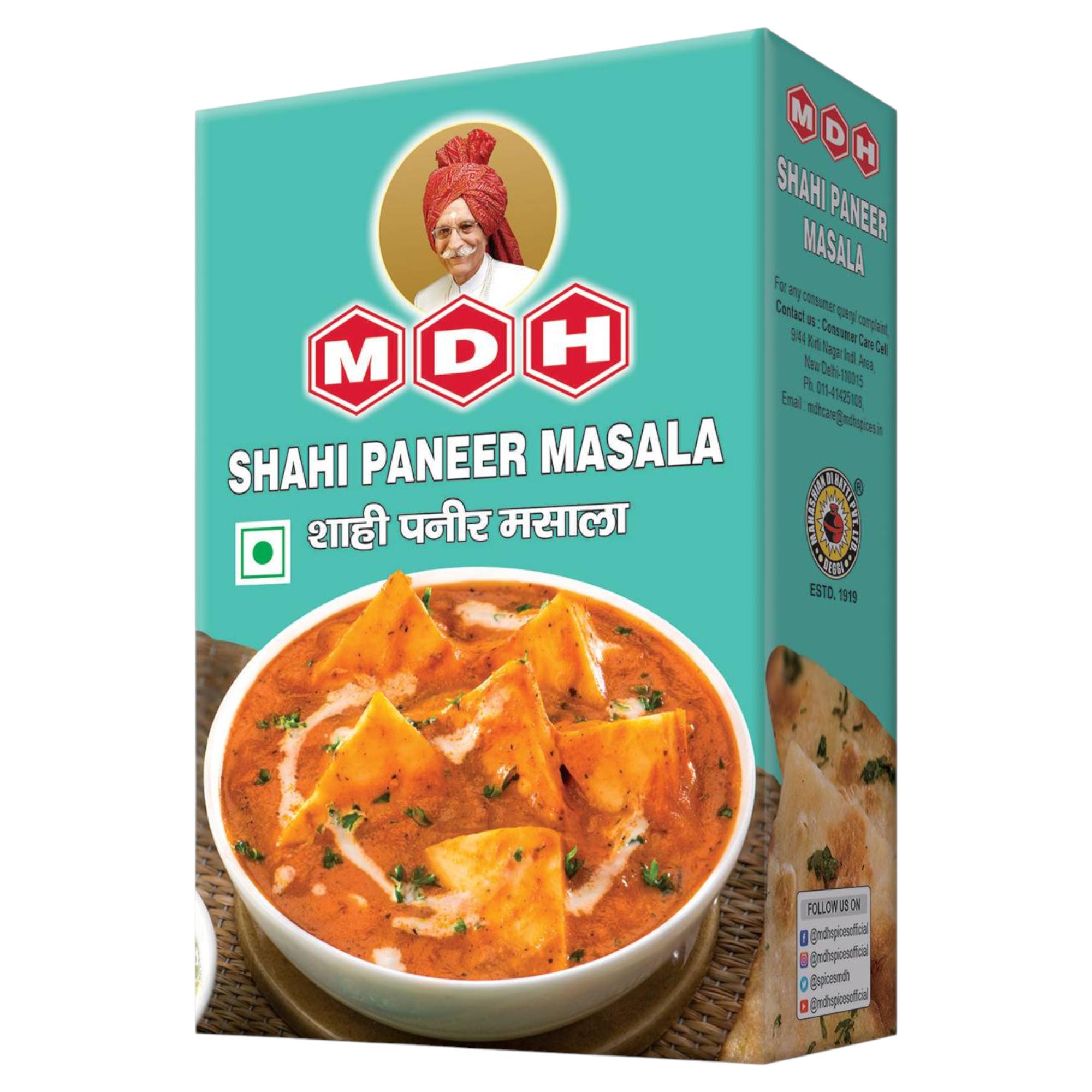 

MDH Shahi Paneer Masala 100g Authentic Indian Curry Spice Blend for Creamy Paneer Dishes