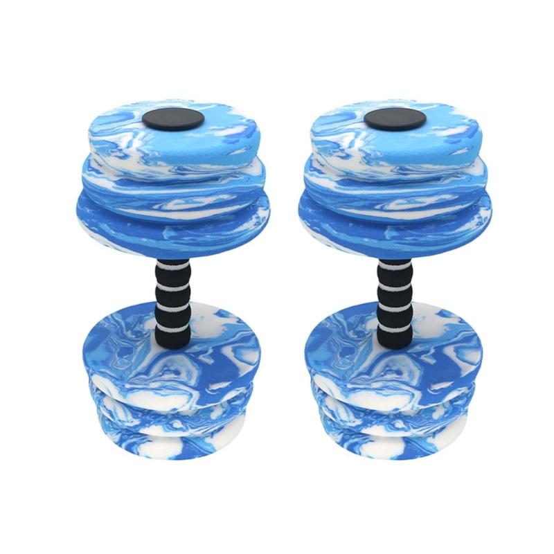 

1Pair Water Foams Dumbbells Light Weight Aquatic Exercise Dumbells Water Fitness Exercises Equipment for Adults, Kids синий