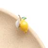 Yellow Lemon Enamel Brooches for Women Wedding Party Orange Casual Brooch Pins Gifts
