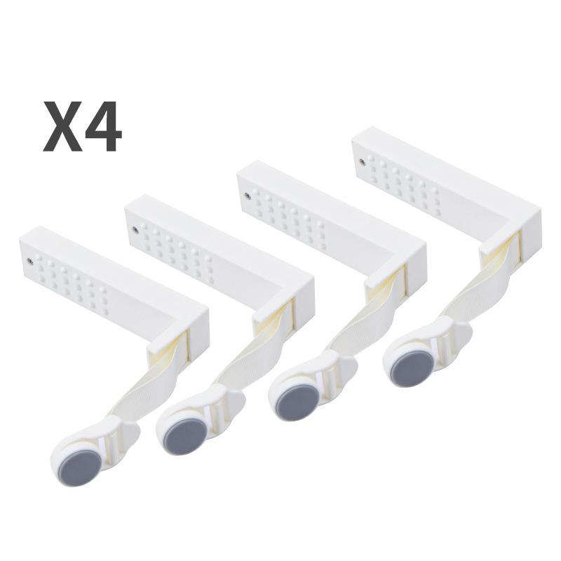

4Pcs Bed Sheet Holder Sheet Ties Multifunctional Use Heavy Duty Bedsheet Corner Tightener Clip Bedspread Fixing