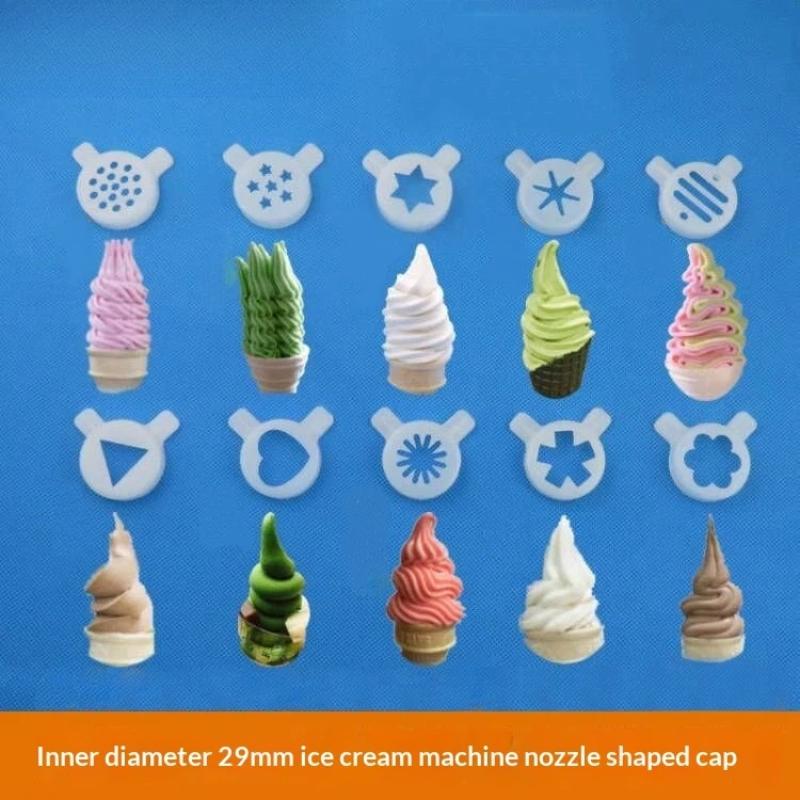 Hat Snowflake Shaped Ice Cream Cone Maker Fast Forming Easy to Clean Waffle Cone Machine for Commercial Dessert Store