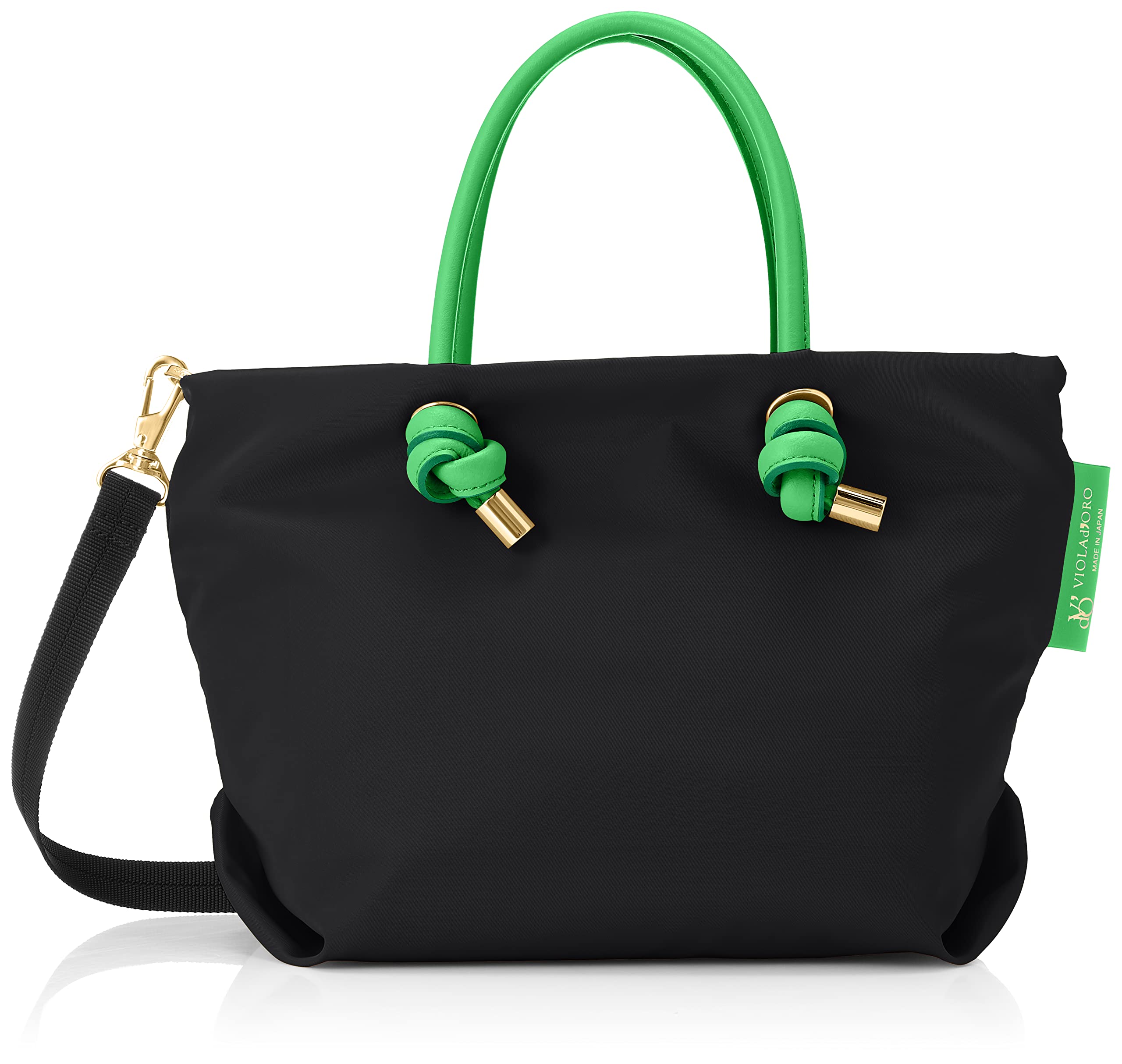 

BIANCA black x kelly green [Viola d Oro] V-2174 Women s