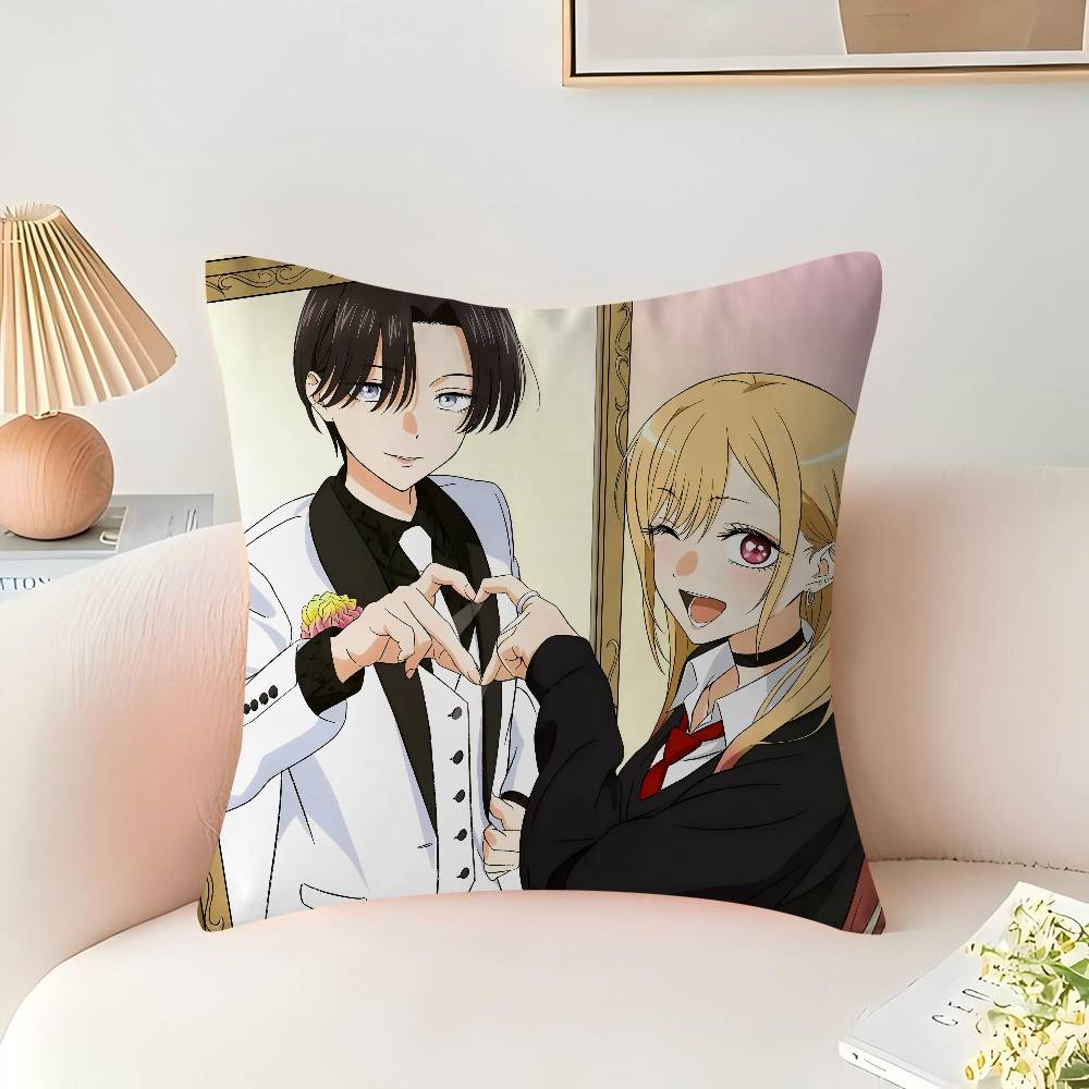 Anime My Dress-Up D-Darling Maple Design Cushion Cover Happy Autumn Harvest Decor Holiday Decorati Pillow Cover