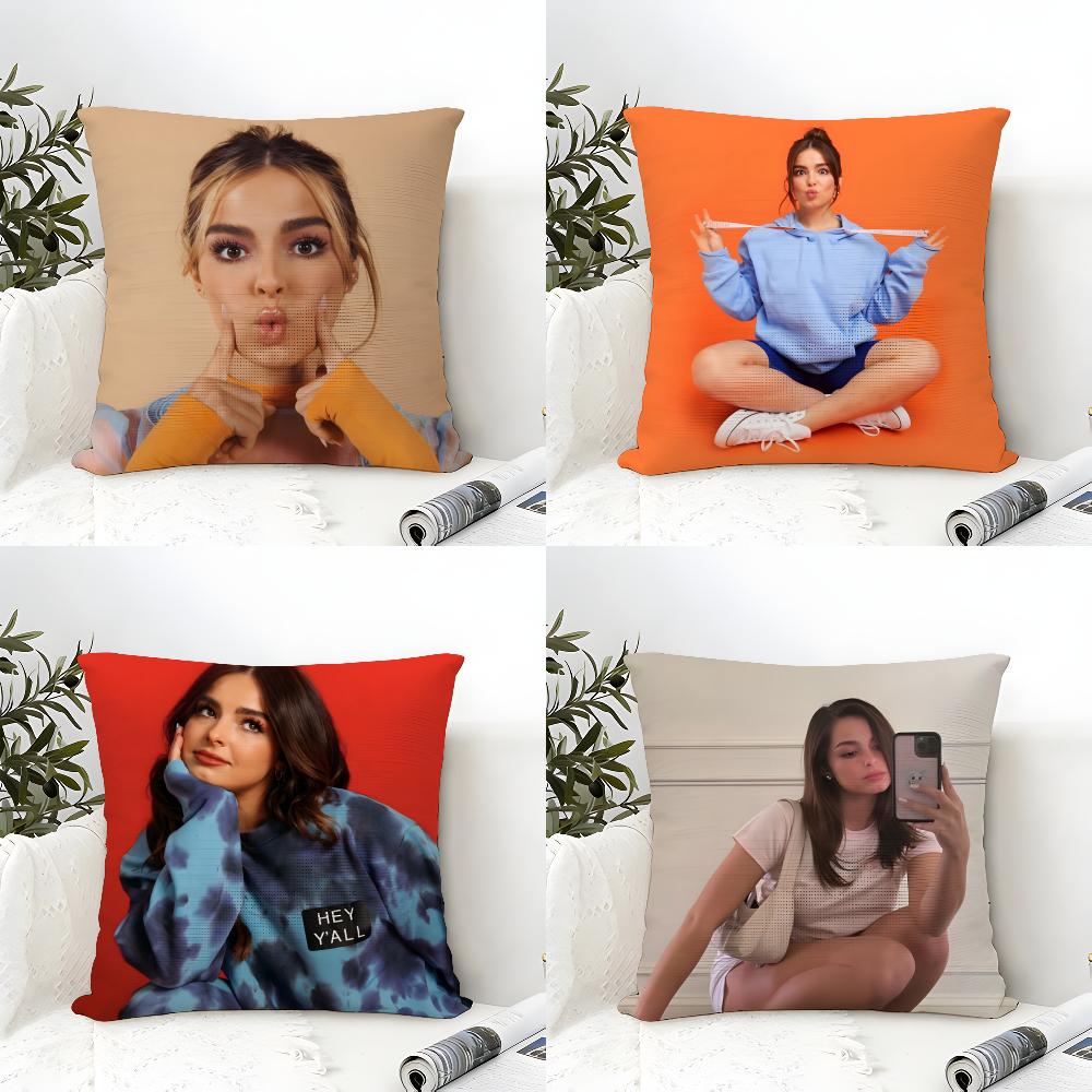Addison Rae Pillow Case Linen Cushion Covers For Decorative Sofa Home Pillows Case Car Chair Pillows Cases