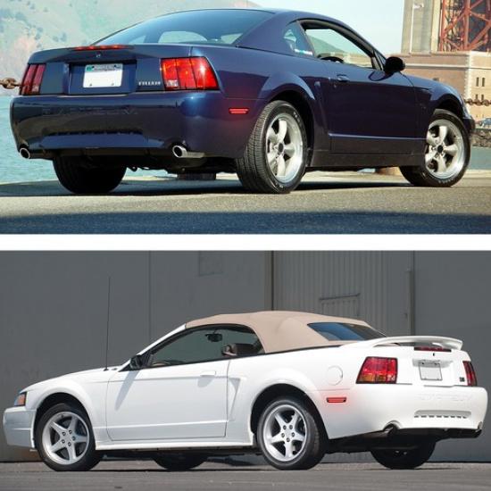 Für 99-04 SN95 Mustang Ford Rote LED Stoßstange Seiten Heck Markierungsleuchte Parkleuchte K