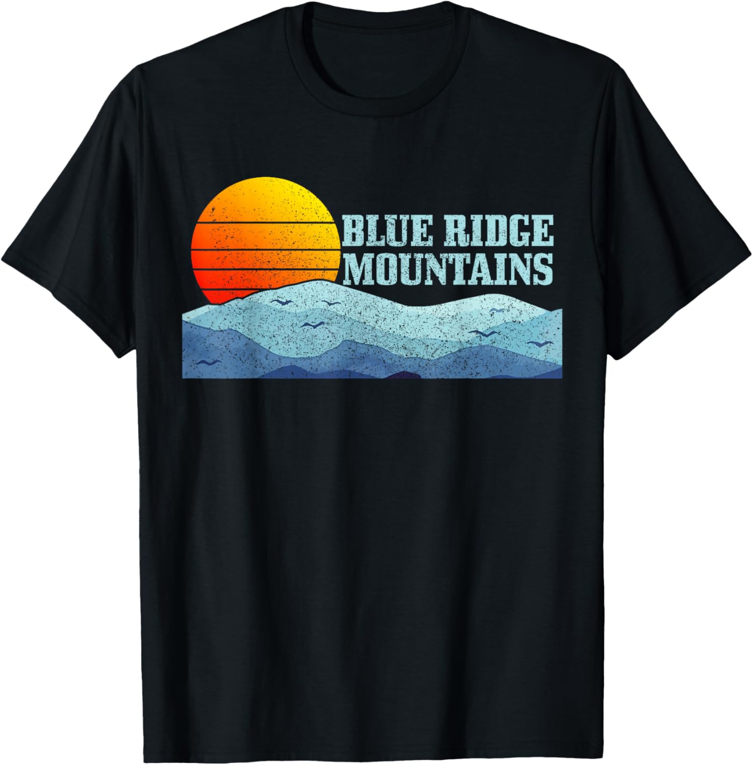 

Blue Ridge Mountains Vintage Hiking Camping Gift T-Shirt 5XL різнокольоровий