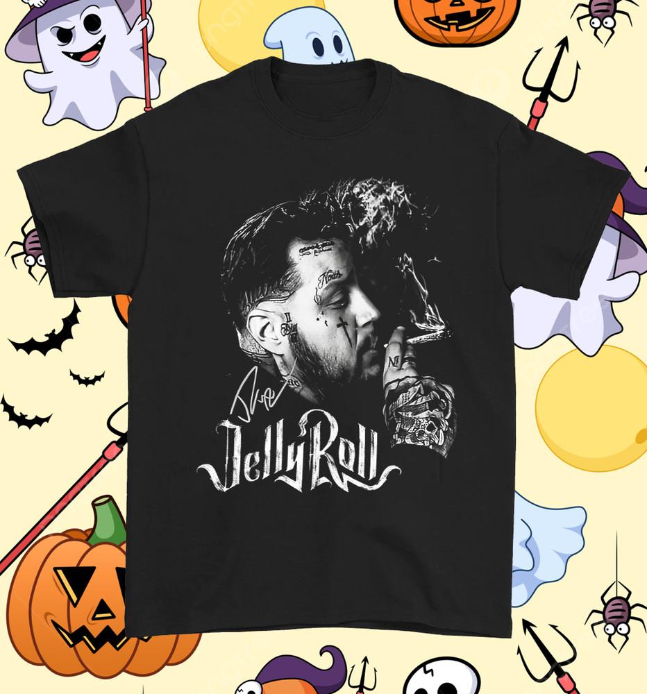 smoking Jelly Roll black T-shirt short sleeve All sizes S to 5Xl Unisex T-Shirt XL