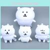 Bear Malay Nagano Plush Toy With Cartoon Expression For Gift And Collection