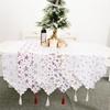 Merry Christmas Table Runner Bronzing Tassel Tablecloth Christmas Home Decoration New Year