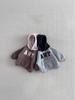 Unisex Korean Style Color Block Fleece Hoodie Set - Winter New Arrivals for Boys