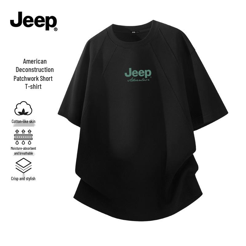 JEEP Men s Deconstructed Design Short-Sleeve T-Shirt 2XL