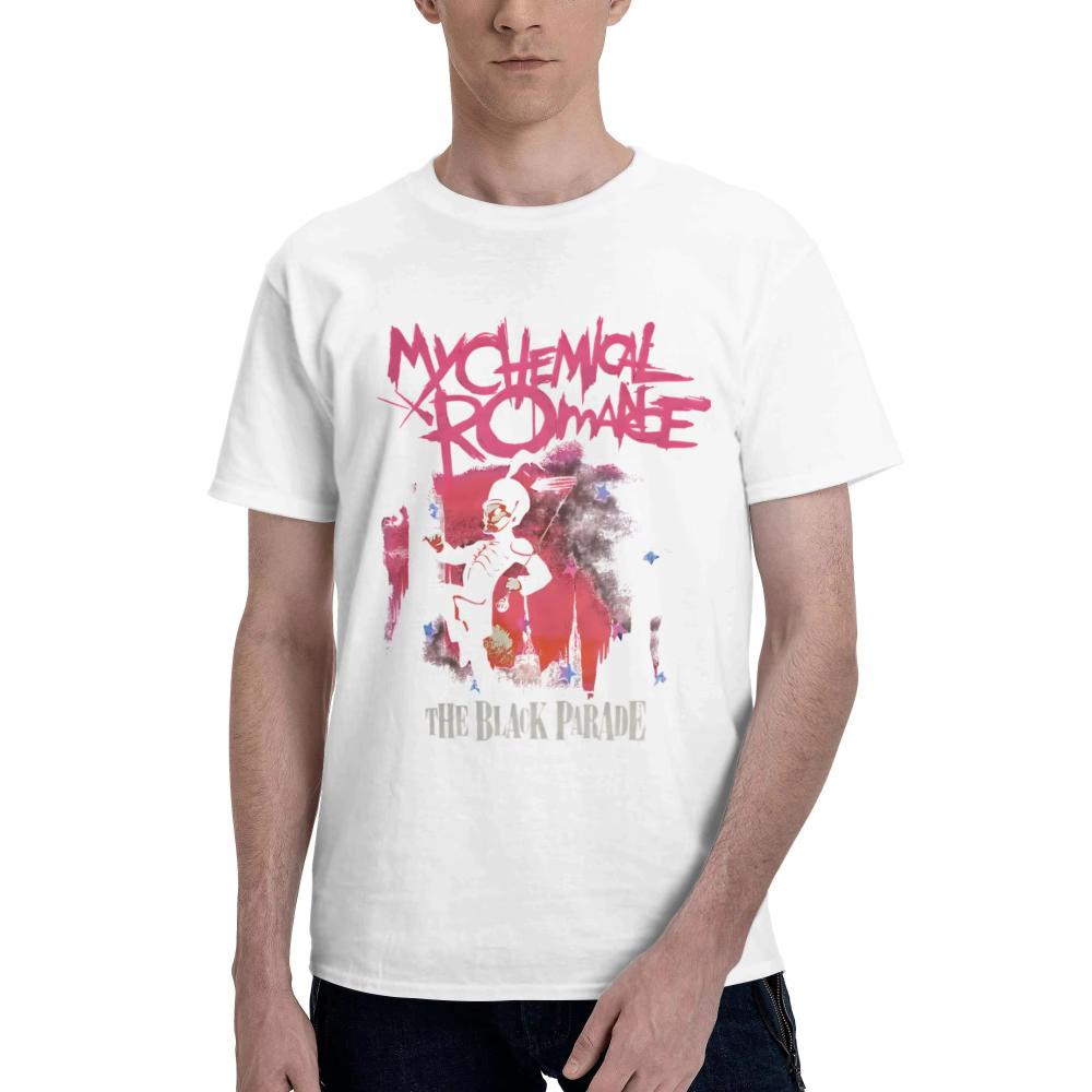 Graphic Printed My Chemical Romance T Shirt for Men Women Pure Cotton T-shirts Short Sleeve Clothes Summer