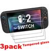 3PCS Tempered Glass for Nintendo Switch OLED 3 Pieces Screen Protector Film for Nintendo Switch 2 Switch Lite Protective Glas