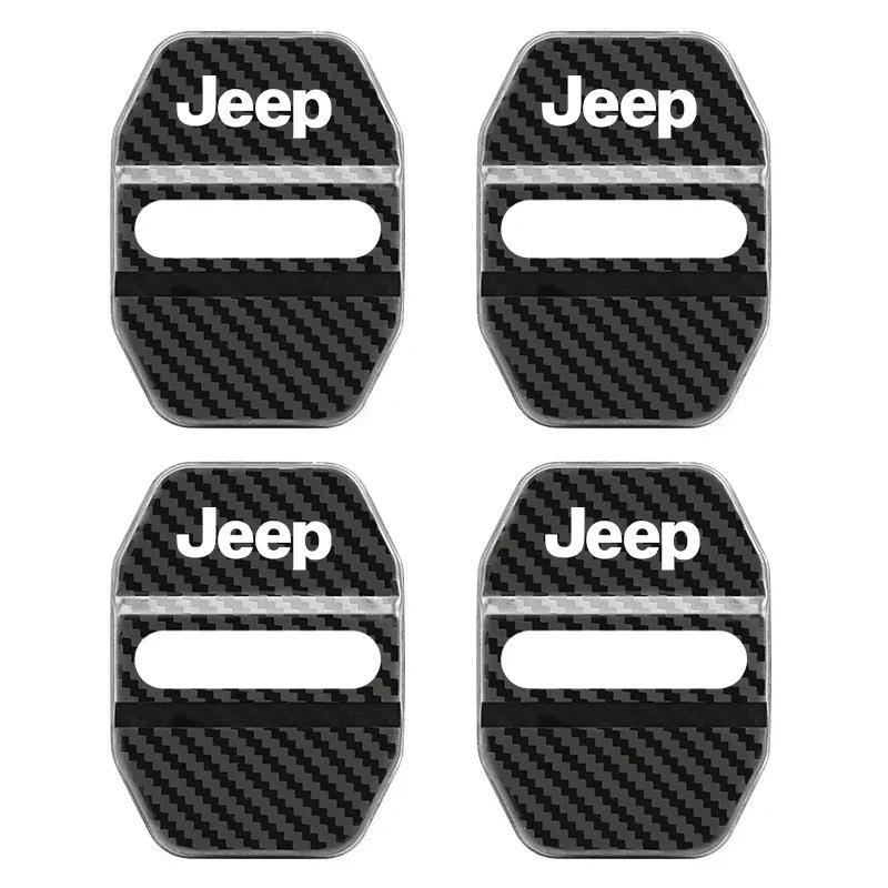Per Jeep Styling Auto Copri Serratura Porta Per Jeep Renegade Compass Patriot Cherokee Wrangler Grand Cherokee SRT Protettivo E D