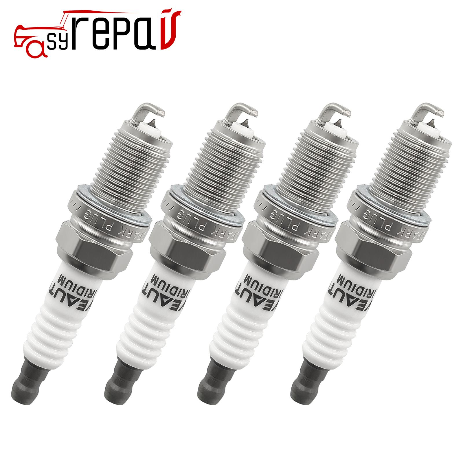 Pack of 4pcs Iridium Spark Plugs Premium for Honda Acura Land Rover Toyota Lexus