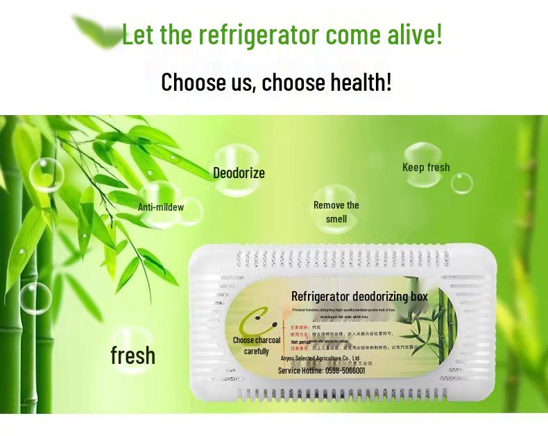 4-Pack Fridge Deodorizer and Odor Eliminator for Home 