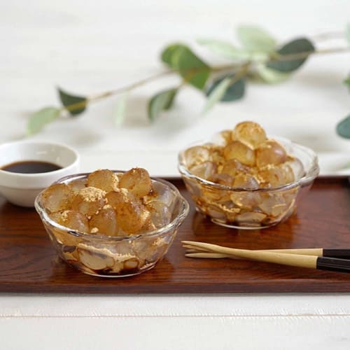 HARIO Made in Japan Heat-resistant Glass Sweets Bowl 300ml BUONO kitchen SWB-30-BK Clear