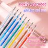 Multicolor Glitter Gel Pens Set 1mm Bullet Tip Sparkling Drawing Pens For School Art Journaling Writing Drawing