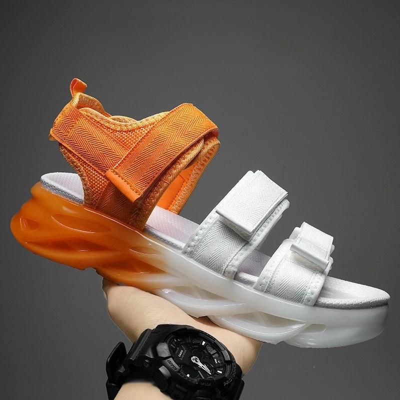 Fashion Trekking Male Shoe Sports Outdoor Height with Platform Hiking Barefoot New Arrival Adult Pvc Cheap Liquidation Buy Men's Sandal