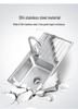 Stainless Steel Single Bowl Kitchen Sink with Floor Stand