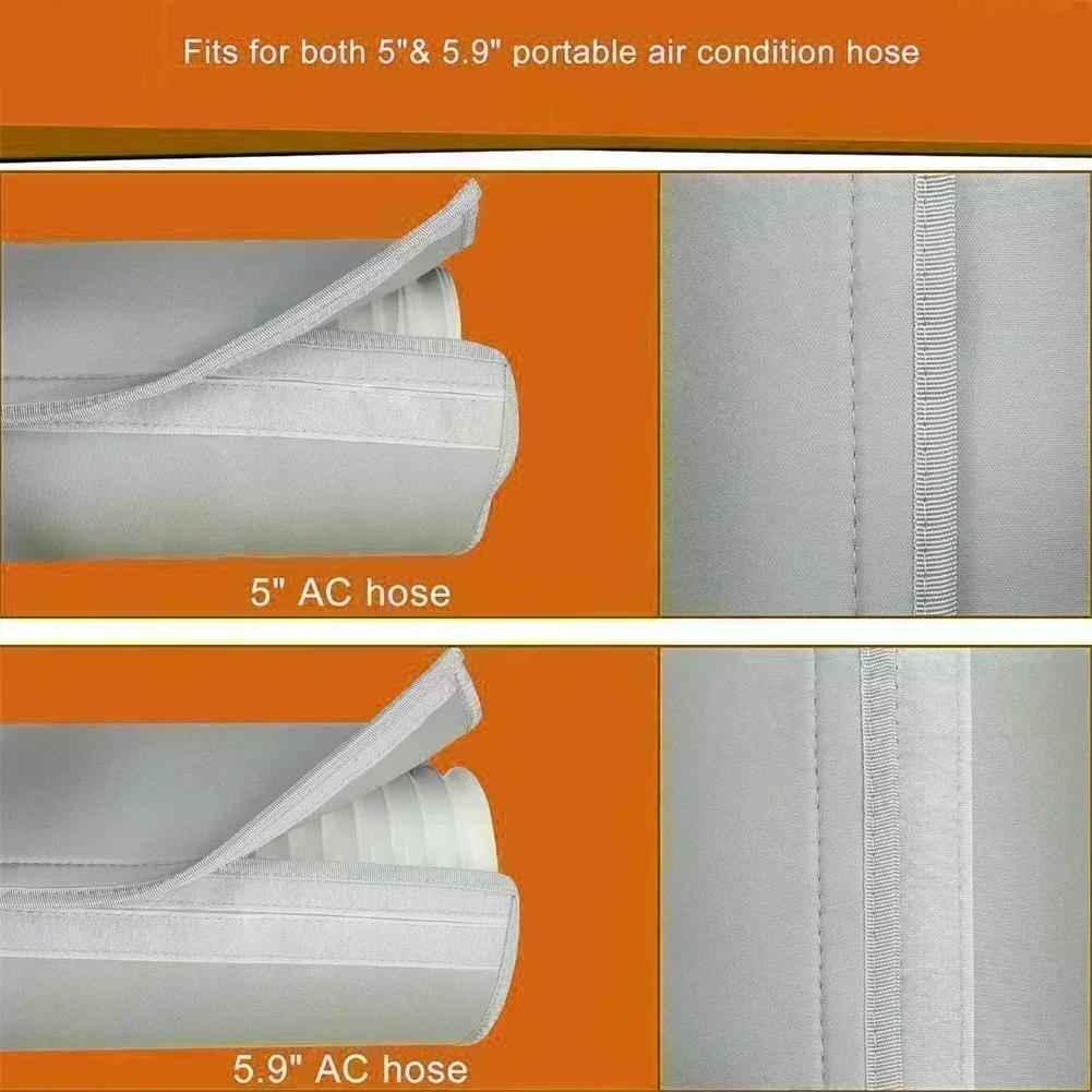 Three Layer Insulation Sleeve for AC Hoses Designed for Easy Installation and Maintenance for Portable Air Conditioners