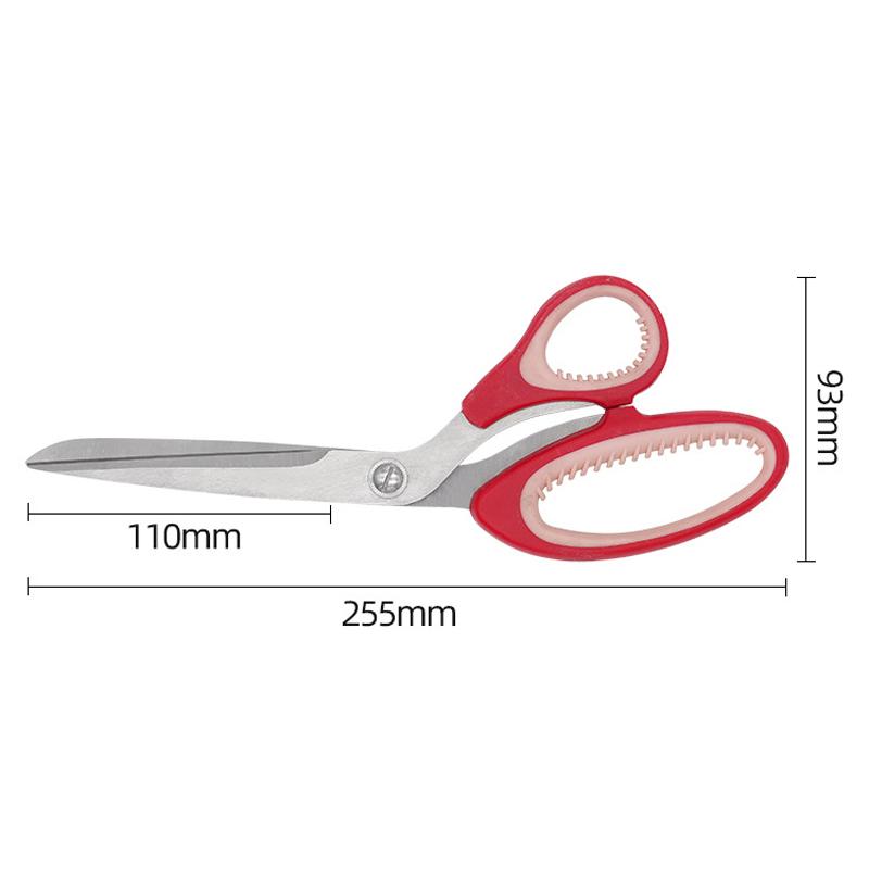 Stainless Sharp Steel Tailor Blade Shear Pptpr Handle Scissors Sewing Household Diy Clothing Cutting Accessories Tools