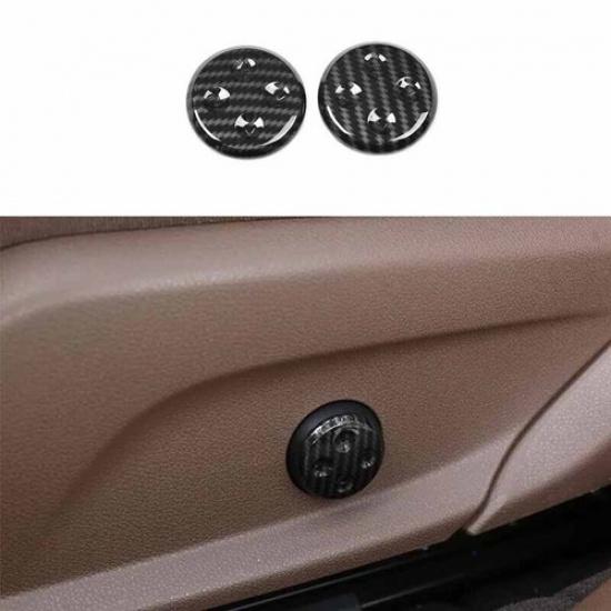 16-21 For Benz E-Class Trim Inner Seat Adjust Handle Button Switch Carbon Fiber