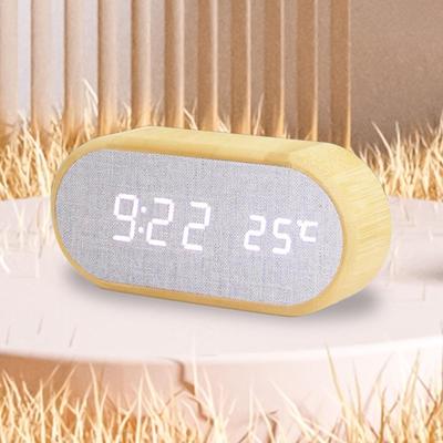 Clock, Snooze Function Multifunctional Clock for Bedroom Bedside Digital