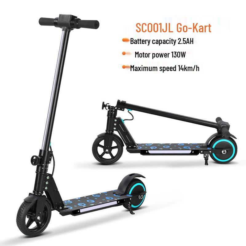 Foldable Rechargeable Children's Electric Scooter - Mini Commuter Toy Vehicle