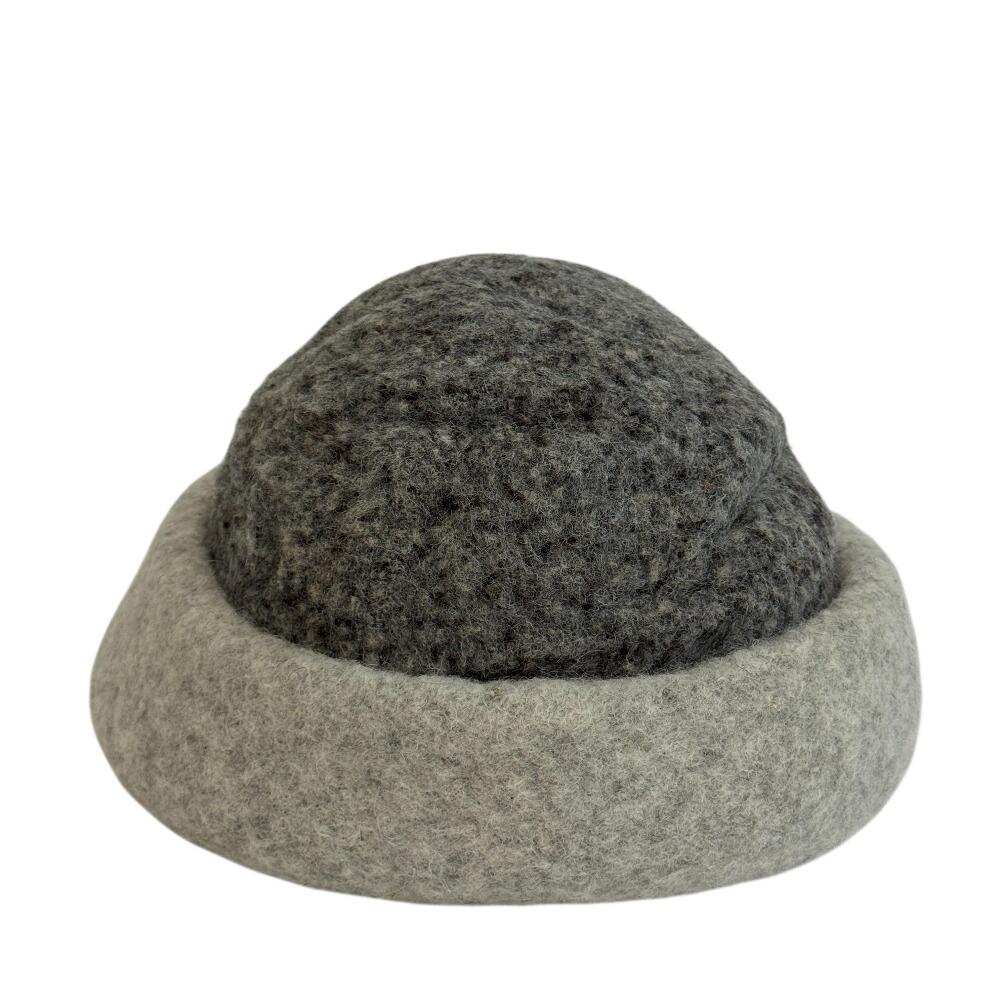 HERMES wool MOTSCH Other hats gray wool Used
