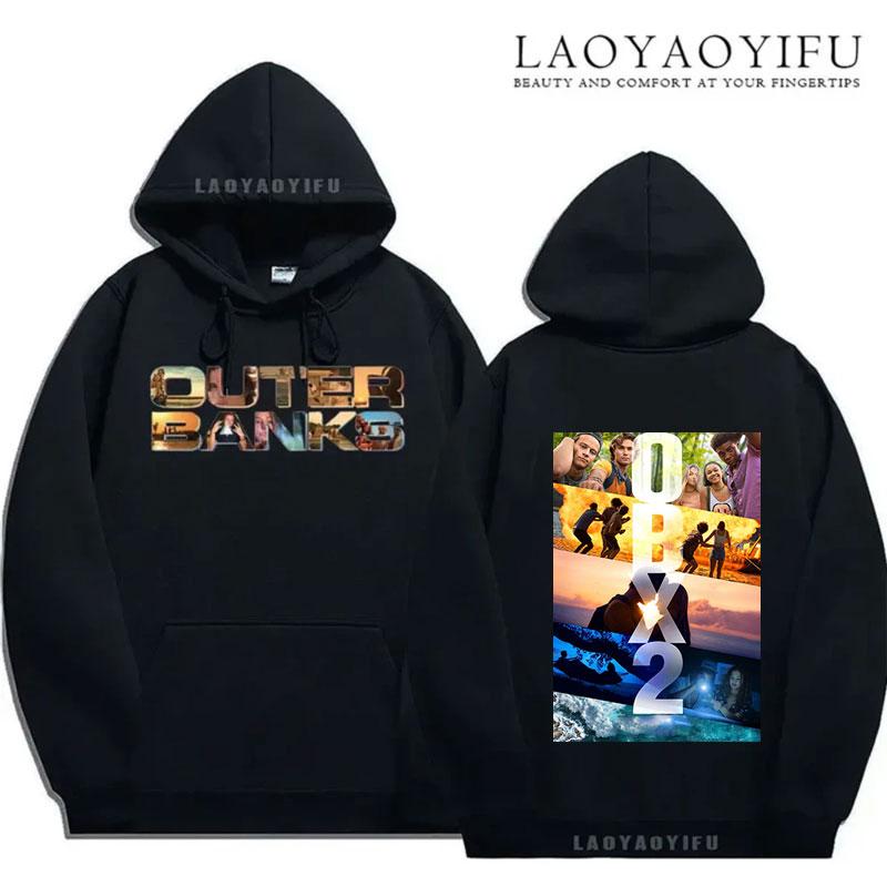 Outer Banks Paradise On Earth Unisex Hoodie Autumn and Winter Pullover Pogue Life Fit Sweatshirt Hoodies Women Hoodies Men Tops