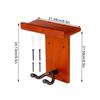 Solid Wood Instrument Hanger With Storage Compartment Space Saving Guitar Display Rack Upgrades for Guitars & Ukuleles