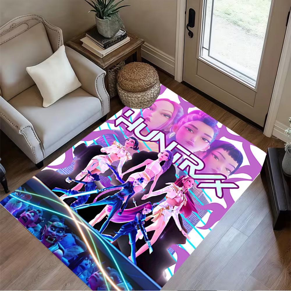 Dance Party Stars Area Rug Perfect for Playrooms Bedrooms Outdoor Decorate room Antislip Carpet Anime Office Decor Perfect Gift for Friends & Family
