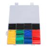 530PCS Heat Shrink Tubing 2:1 Marine Grade Heat Shrink Wrap 5 Colors 8 Sizes Black Red Blue Yellow Green