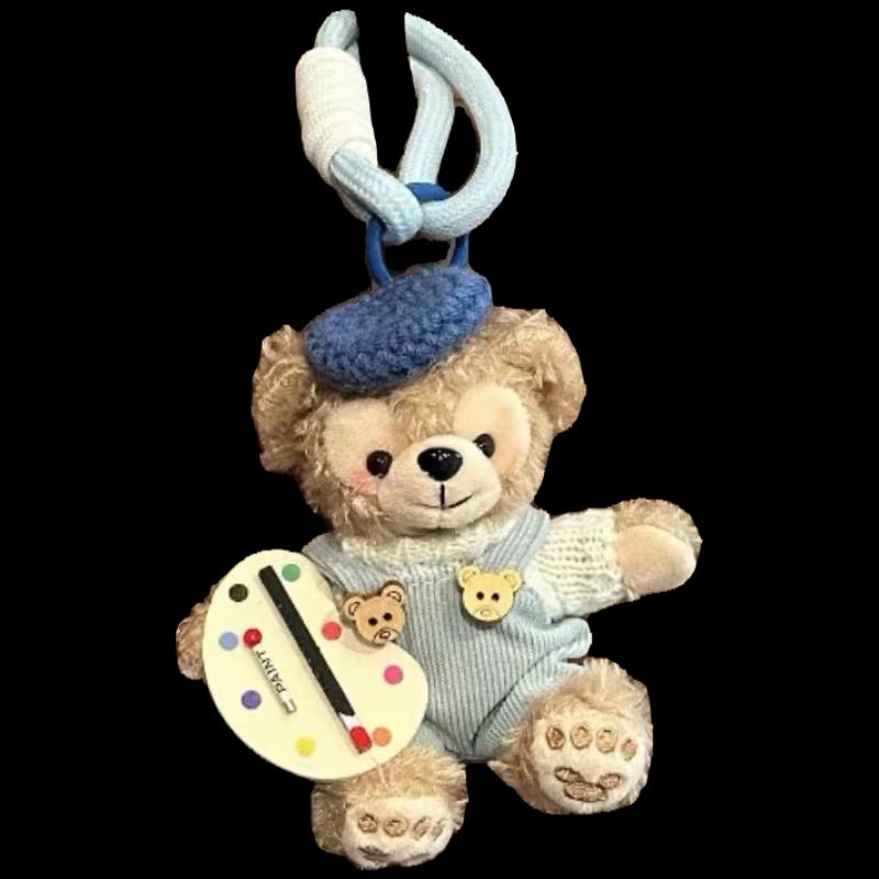 Painter Duffy Bear Bag & Luggage Charm 15x10cm