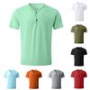 Men's New Lightweight Breathable Fashion V-neck Daily Basic Casual Sports T-shirt