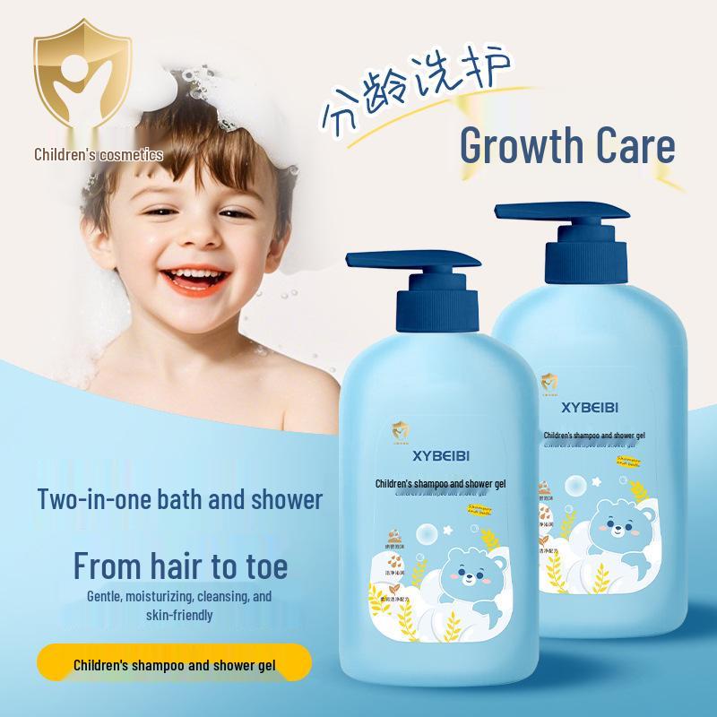 2-in-1 Baby Soft Moisturizing Shampoo & Body Wash for Smooth Skin