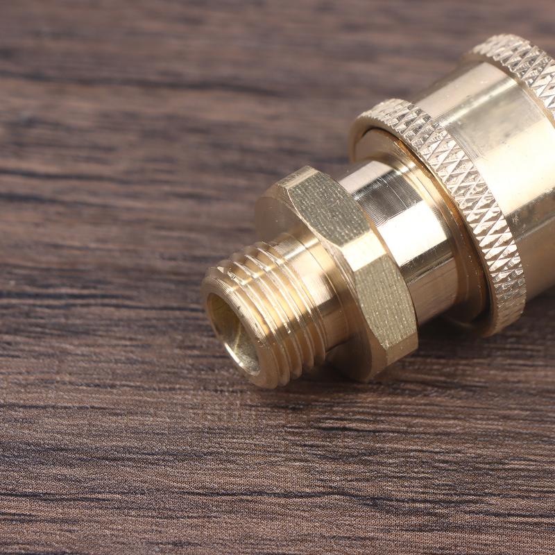 (YY)1Pc Sewer Jetter Nozzle Mini with 1/4'' Quick Connect Drain Cleaning Nozzle Tips Kit for Drain Jetting Hose