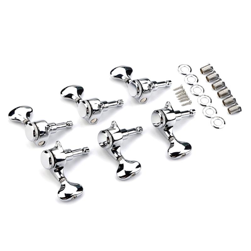 Guitar Tuners 3R3L Tuning Pegs Guitar String Tuner Guitar Accessories Metal Guitar Tuners Metal Texture for Guitars 1