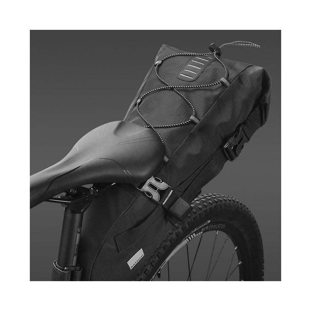 Large Capacity Bicycle Luggage Bag 11L Bike Saddle Bag Waterproof Storage Bags