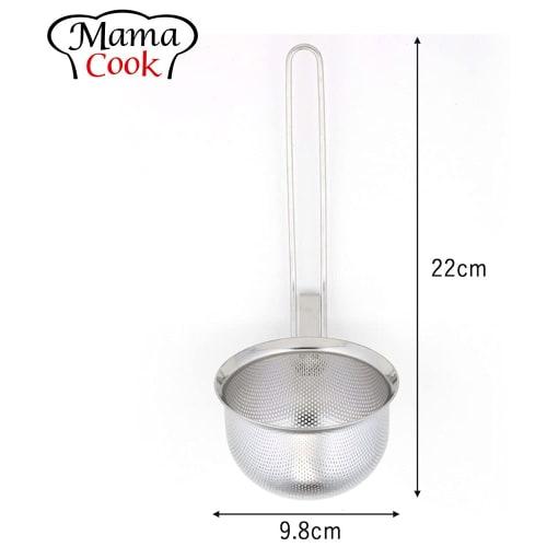 Shimomura Kihan Easy-to-Clean Miso Strainer [Made in Japan] Dishwasher Safe, Clog-Resistant, Deformation-Resistant, Deep, Stainless Steel, Mama Cook,