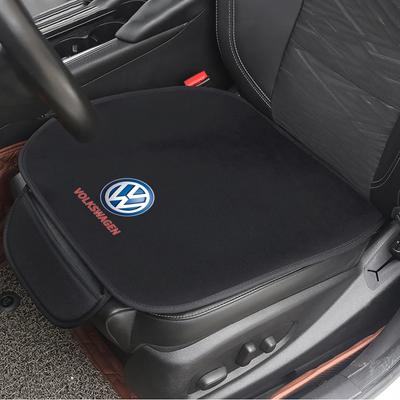 2026 Heiß Für VW VOLKSWAGEN Autositzkissen Rutschfeste Abdeckung Eis Seide Samt Plüsch Für VW Volkswagen Golf Polo Passat Touran Jetta