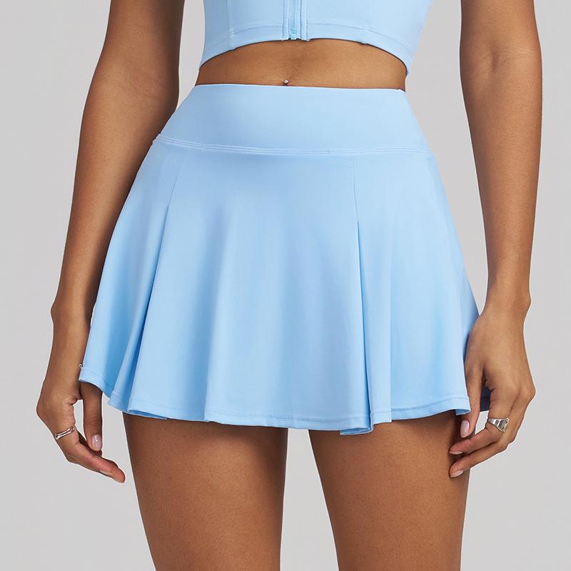 Riesiger Damen Schnelltrocknender Anti-Exposure Sport- und Yogarock - Eleganter Fallender Tennis-Fitnessrock für den Sommer