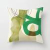 Decorative Home Pillow Case Cushion Covers  Nordic  Living Room Kids Geometric Abstract  Green