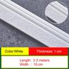 1 Stück 2,3M/90,55 Zoll 3D Wandleiste Sockelleiste Selbstklebend Wasserdicht Fußleisten Tapete Wandaufkleber Für Raum Heimdekoration