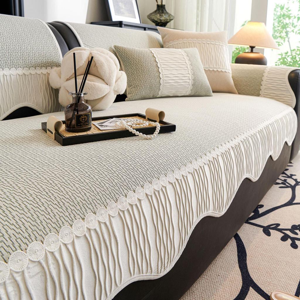 Modern Simple And High-End Sofa Cushion  New Four-Season Universal Sofa Cover Cloth One-Piece Leather Sofa Seat Cushion